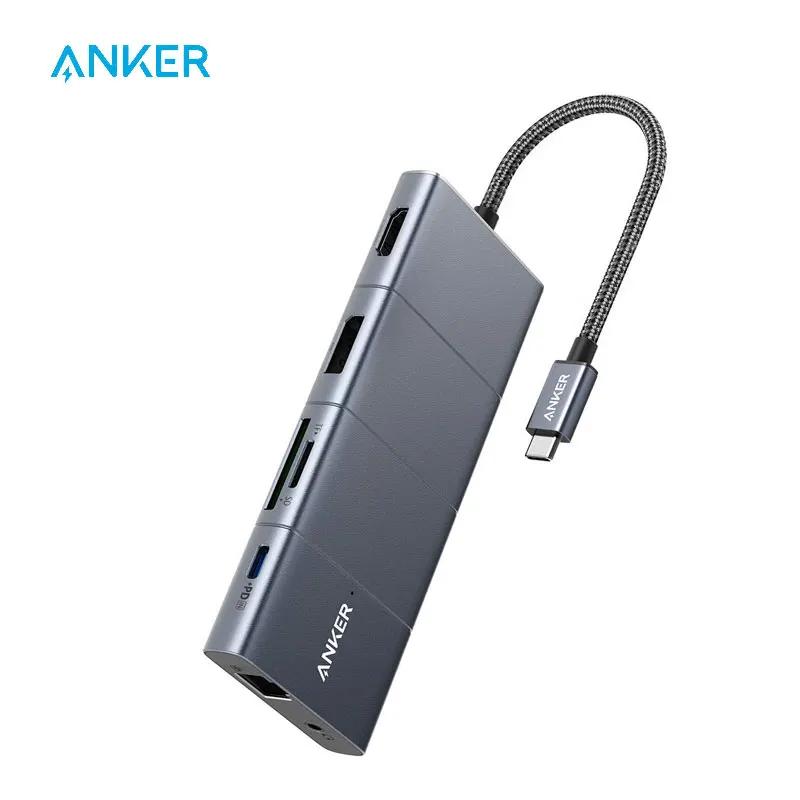 Anker USB C , PowerExpand 11-in-1 ŷ ̼, 4K @ 60Hz HDMI  DP, 100W   ġ, USB-C  3 USB-A, A8385
